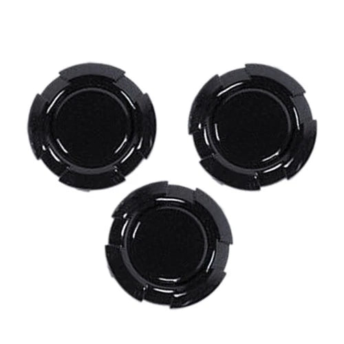 3 x Black Door Key Socket Covers for Jeep Wrangler JK (2007-2017)