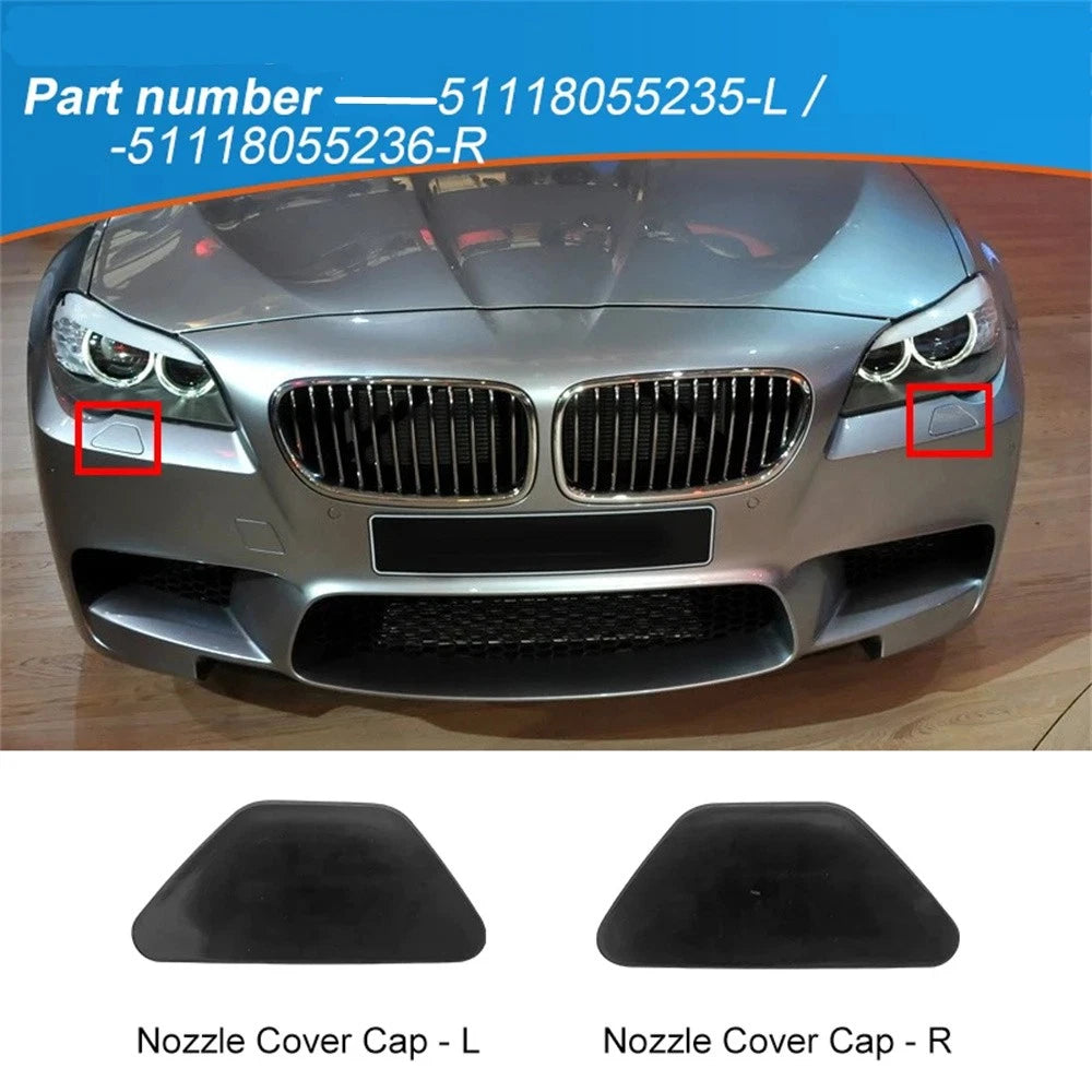 Headlight Washer Nozzle Covers for BMW M5 F10 F11 (2011-2017)
