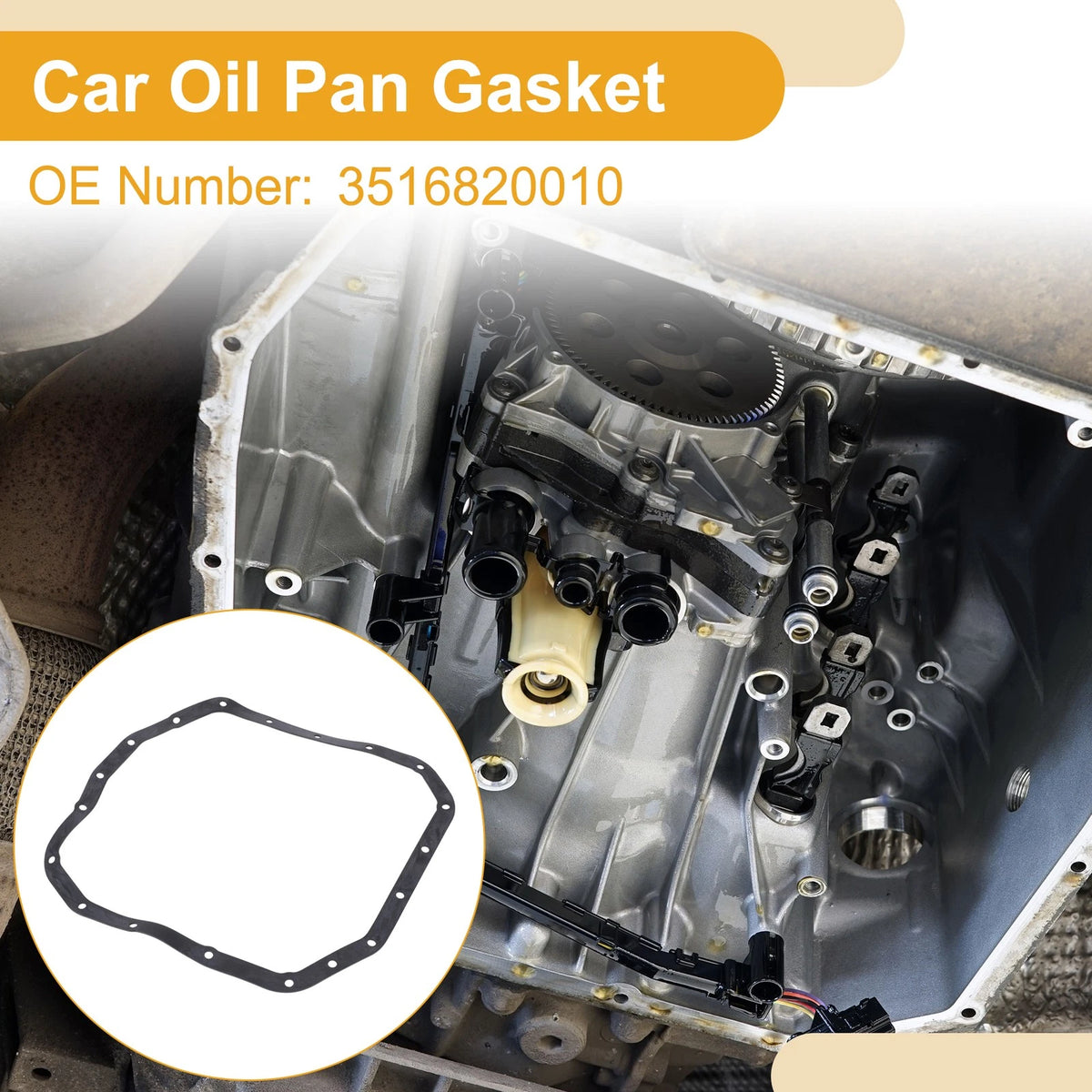 Car Transmission Filter Oil Pan Gasket for Toyota RAV4 (2006–2012)