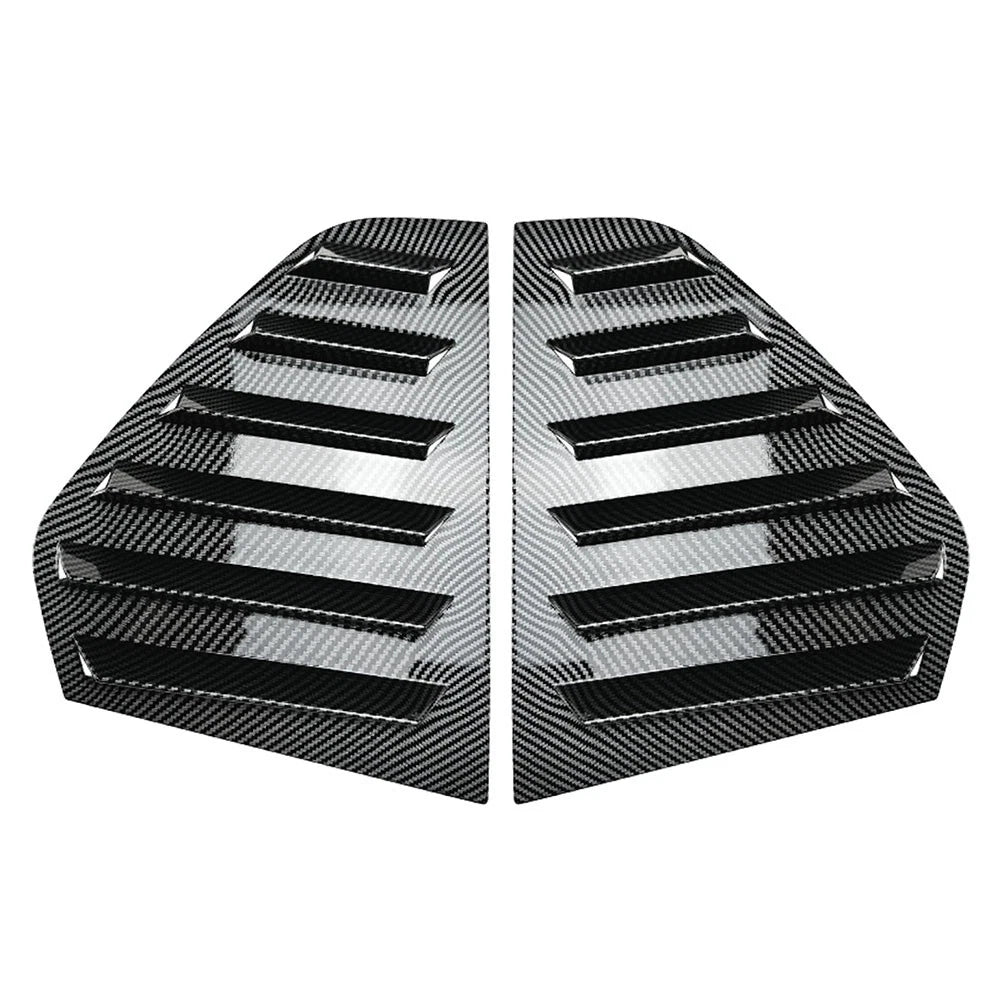 Rear Window Side Vent Shutter Louver Cover Trim for VW Golf 8 MK8 (2020-2022) 2 x