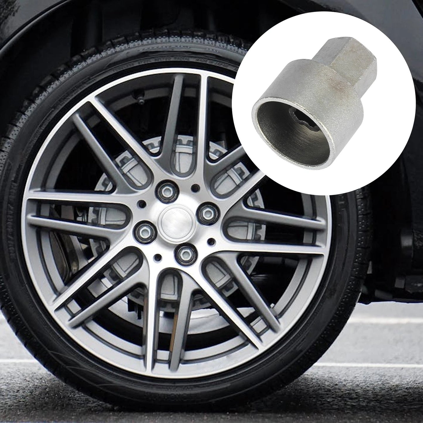 Wheel Lock Lug Nut Key for BMW 3 5 7 Series (2006-2023)