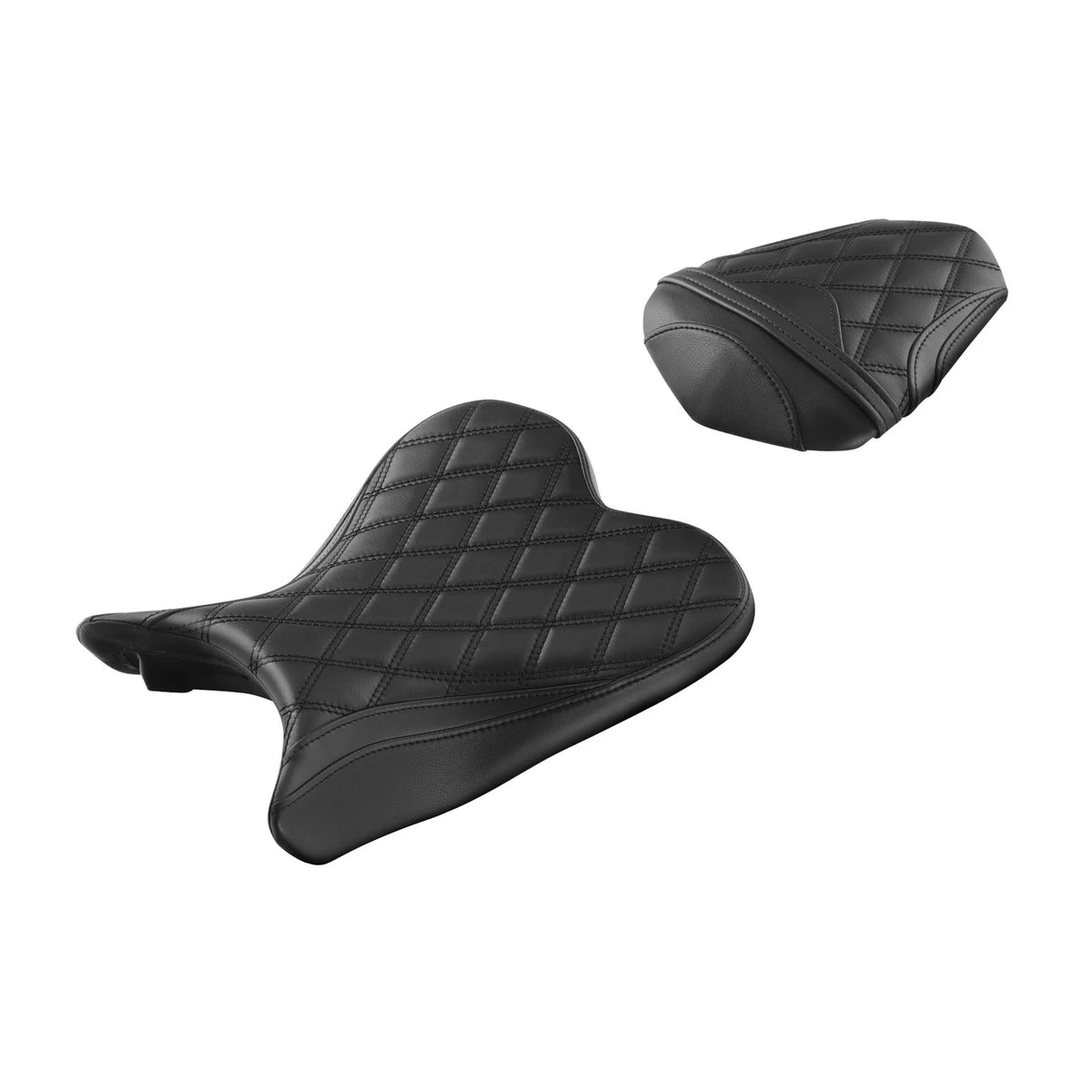 Black Rider Driver & Passenger Seats for Yamaha YZF-R1 (2009-2014)
