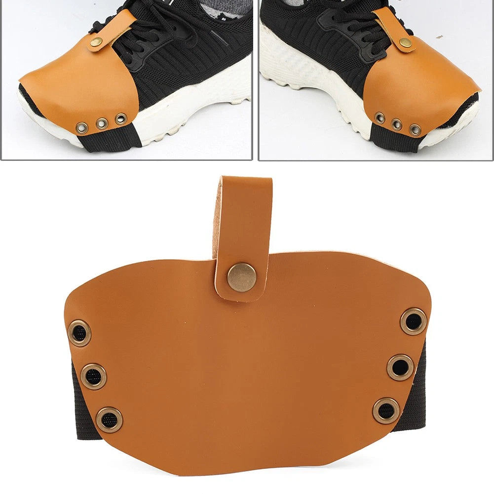 Leather Shifter Cover for Motorcycle Gear Pedal Protector - Tan