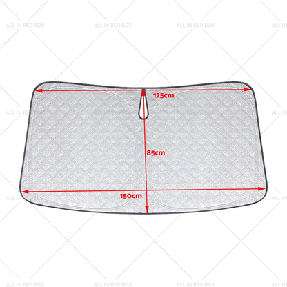 6 Layer Thick UV Protection WindScreen Sun Shade for Toyota RAV4 (2019-2024)