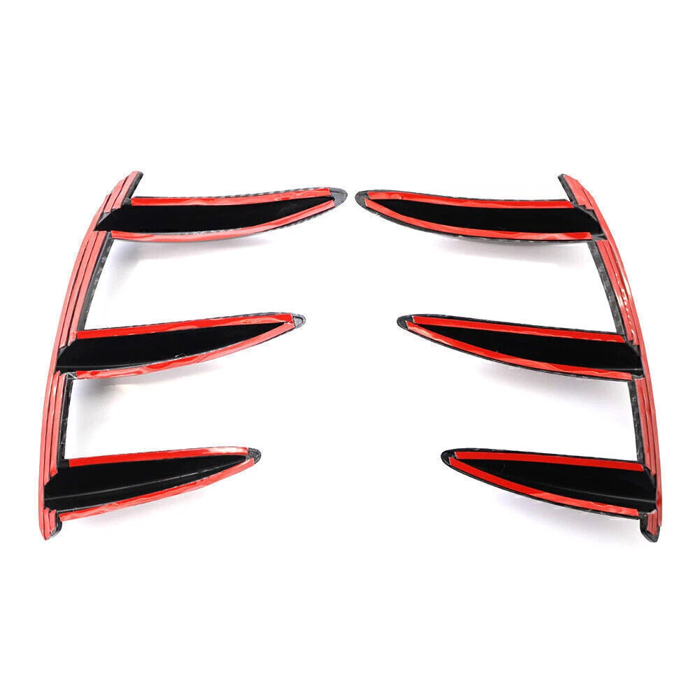 Carbon Fiber Rear Bumper Splitter Canard Air Vent for Benz W176 A200 A250 (2013-2018)