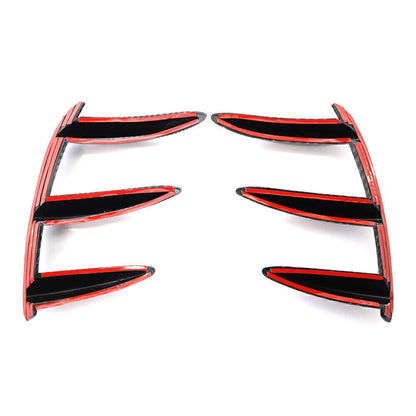 Carbon Fiber Rear Bumper Splitter Canard Air Vent for Benz W176 A200 A250 (2013-2018)