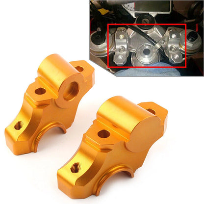Gold Handlebar Riser Clamp for YAMAHA MT FZ 09 MT09 (2013-2017)