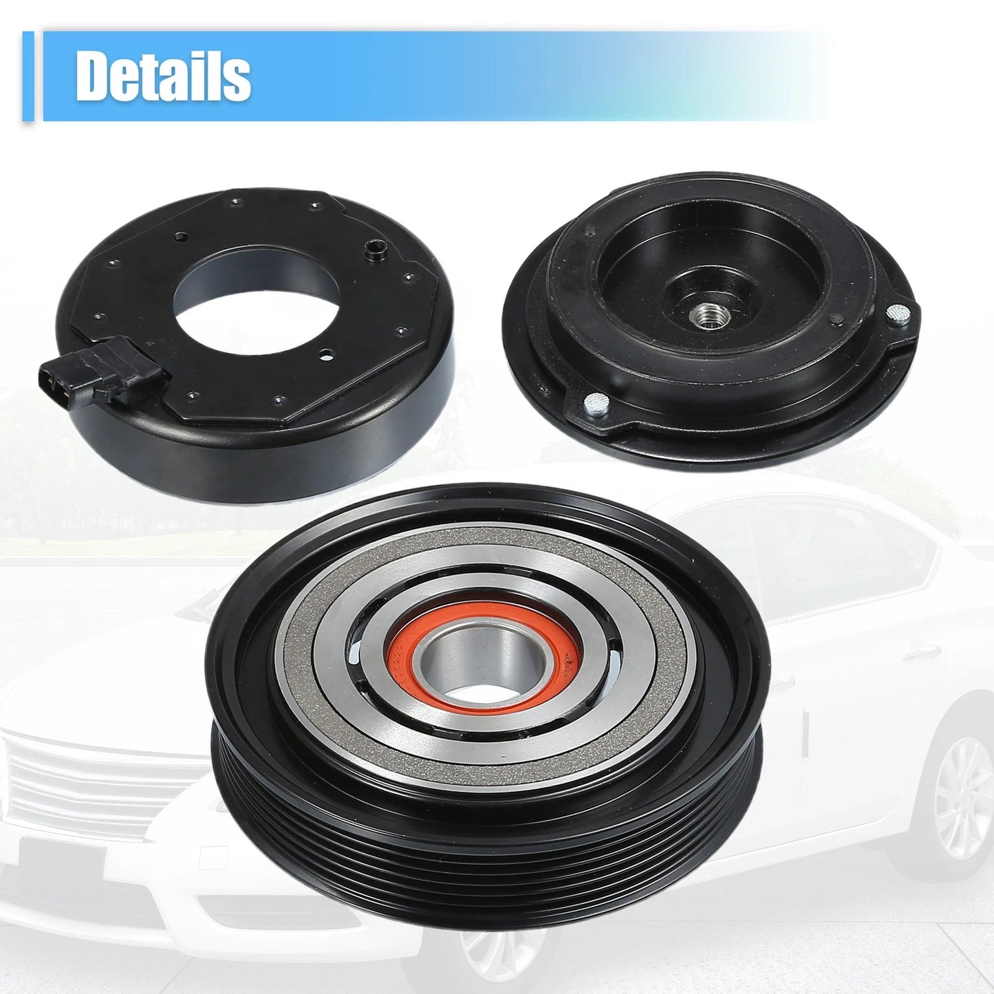 AC Compressor Clutch Set for Honda Accord 3.0L (2003-2007)