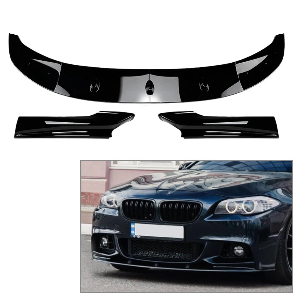 Bumper Lip Spoiler Splitter for BMW 5 Series F10 F11 M Sport (2011-2017)