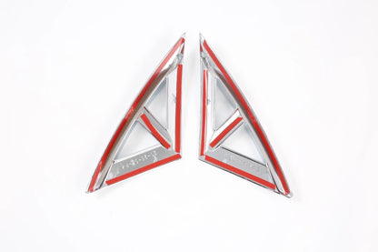 ABS Front Fog Light Lamp Chrome Cover Trim for Hyundai Elantra (2021-2024)