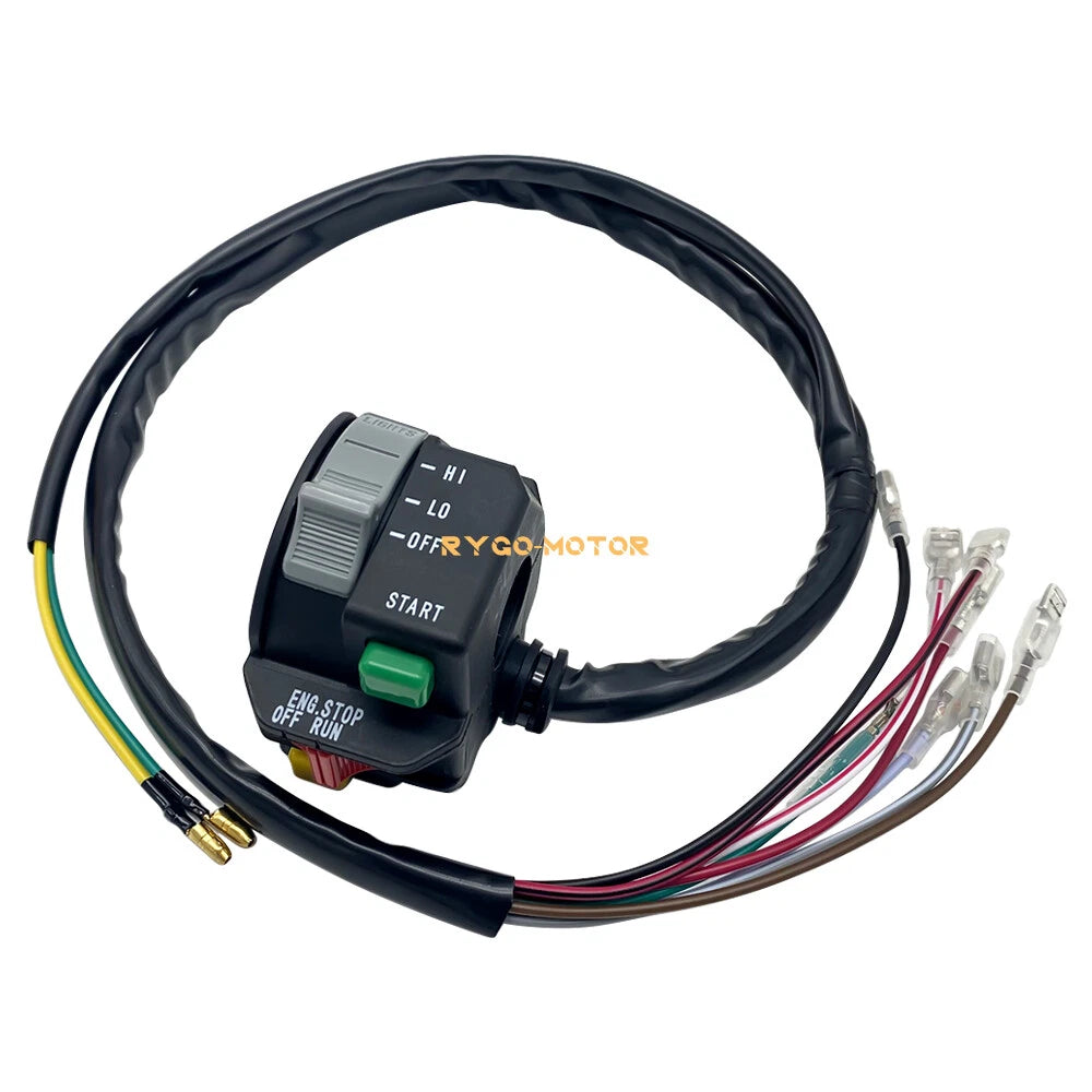 Handlebar Start Stop Kill Switch Headlight for Polaris Scrambler 400(1996–1999)