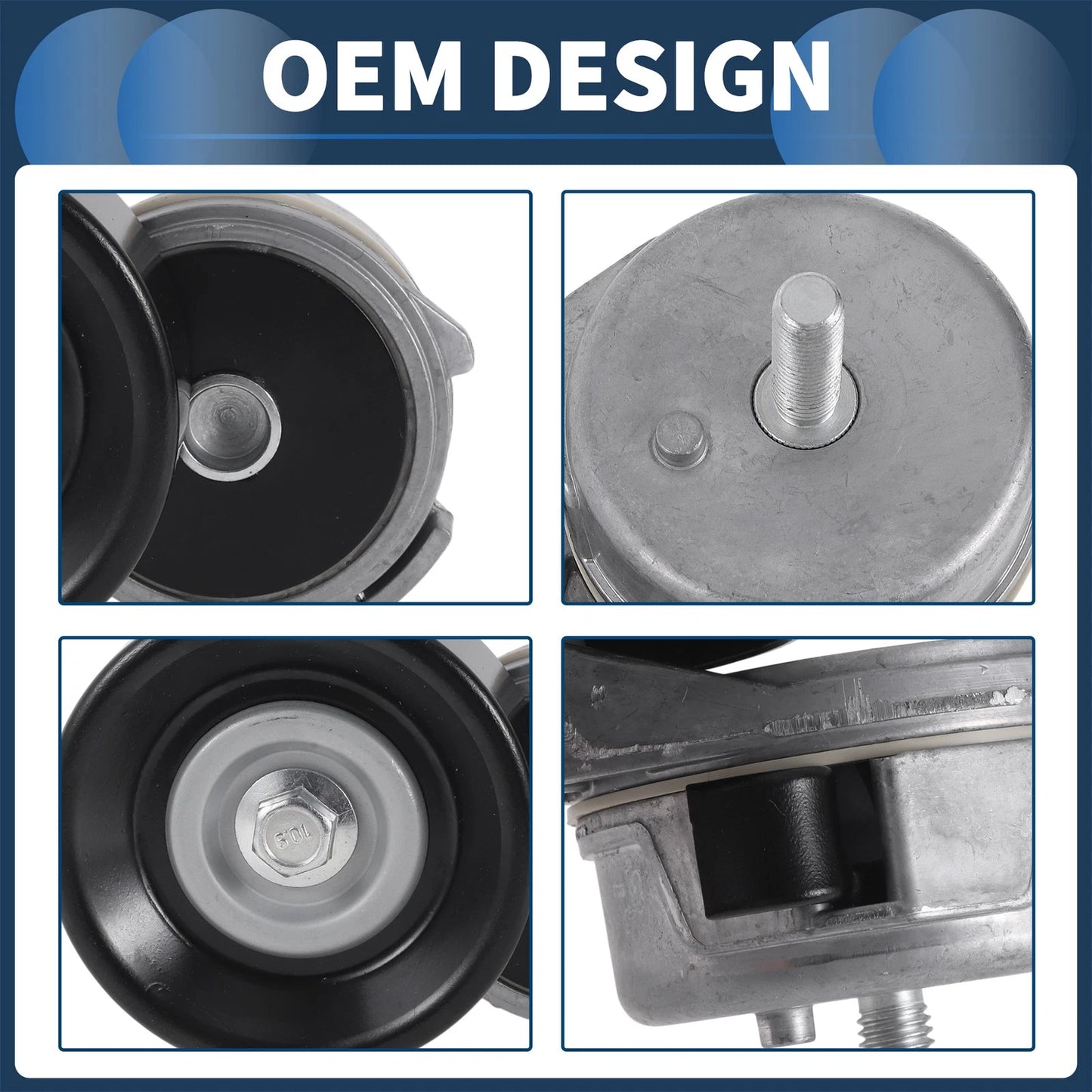 Belt Tensioner Metal 1 Pc for Chrysler Voyager (2000 - 2007)