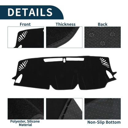 Dashboard Cover Mat for Subaru Levorg VN Series (2014-2023) Black