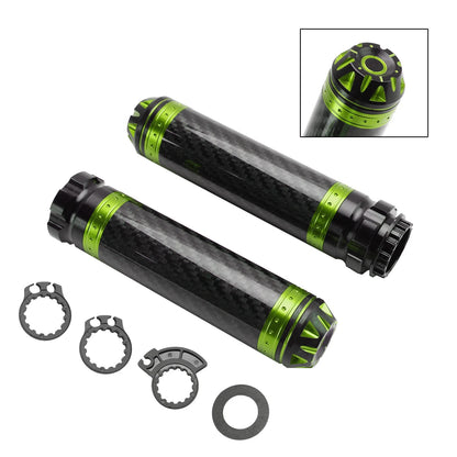 7/8" Carbon Motorcycle Handlebar Grips for Honda Cub (2000-2023)