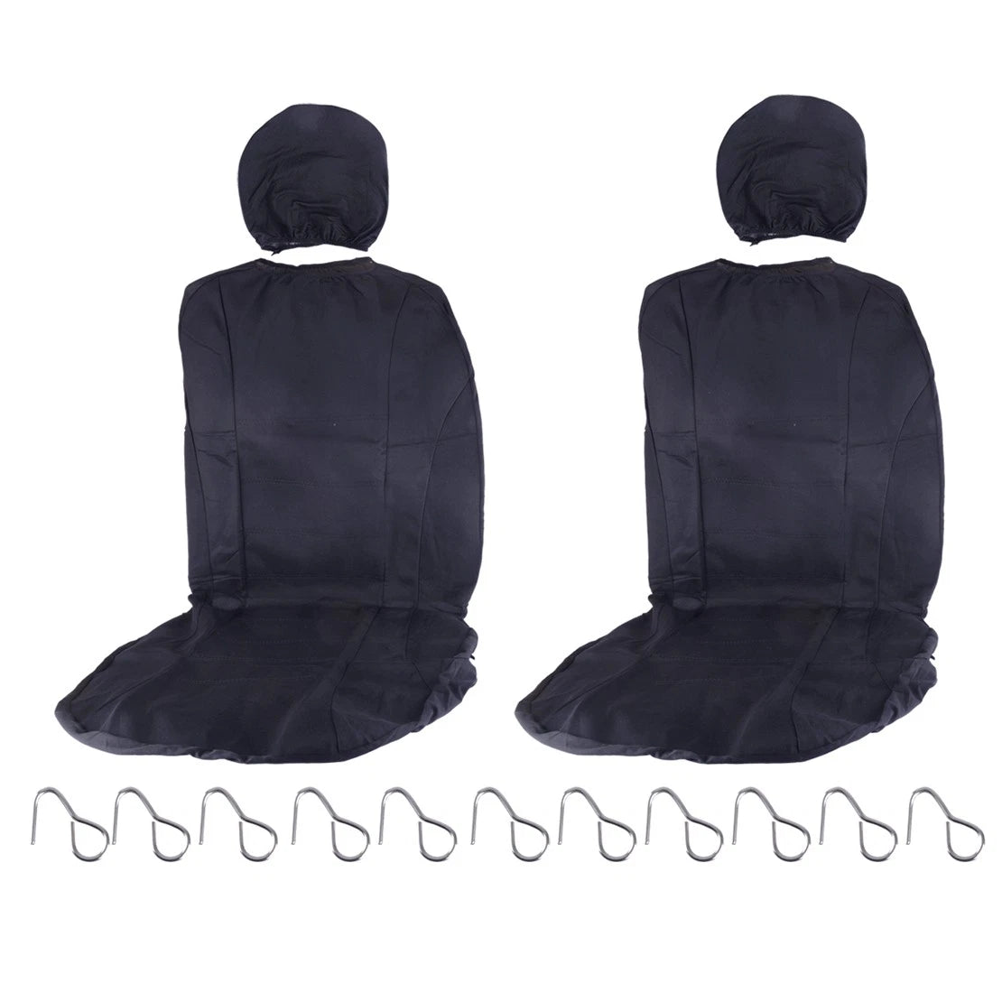 Premium Fabric Front Car Seat Covers for Universal Fit