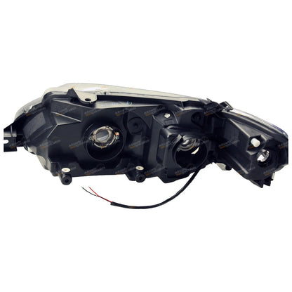 LH+RH Black Angel-Eyes HeadLight for Ford FG Falcon XR6 XR8