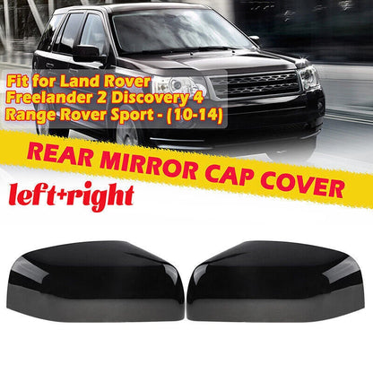 Gloss Black Side Rear View Mirror Covers for Land Rover Range Rover Sport (2010-2023)