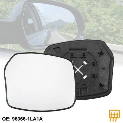 Heated Right Side Rearview Mirror Glass w/ Backing Plate for INFINITI QX56
