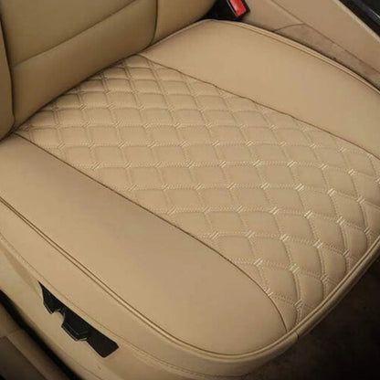 Beige PU Leather Car Seat Cushion Covers for Various Models
