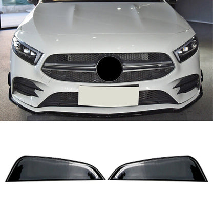 Front Bumper Vent Winglets Fog Lights Canards for Benz A-Class W177 (2018-2023)