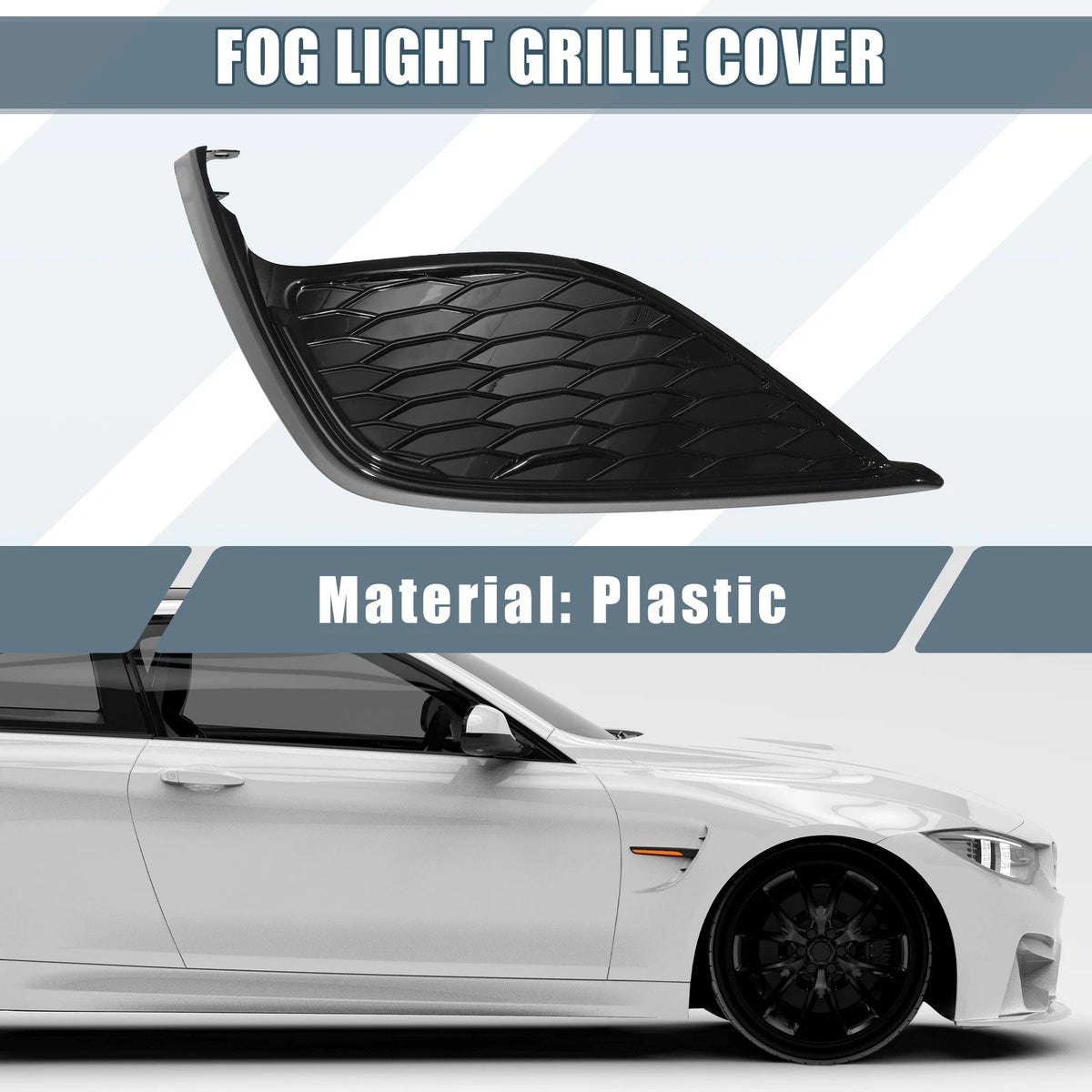 Front Left Fog Light Grille Cover for Toyota Camry SE XSE (2018-2023)