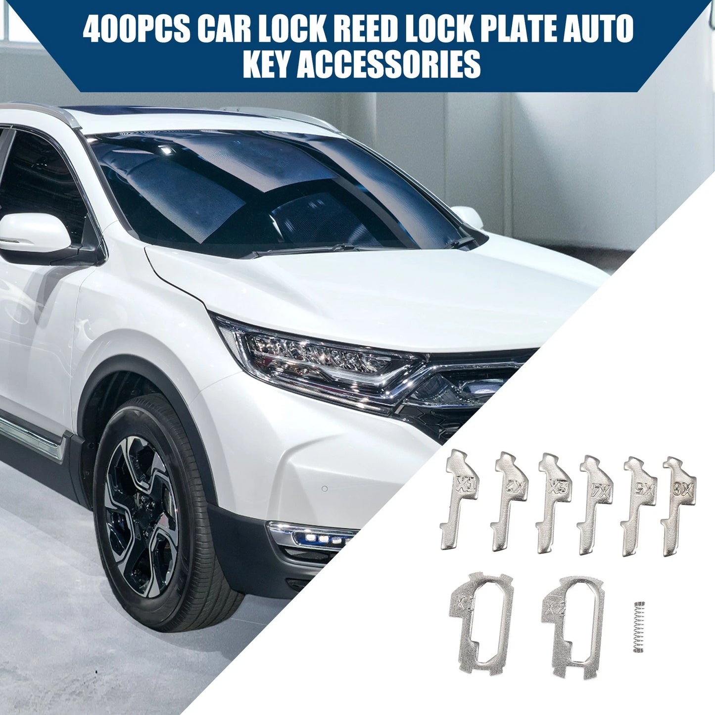 Car Lock Reed Lock Plate Auto Key for Dodge Honda Durable