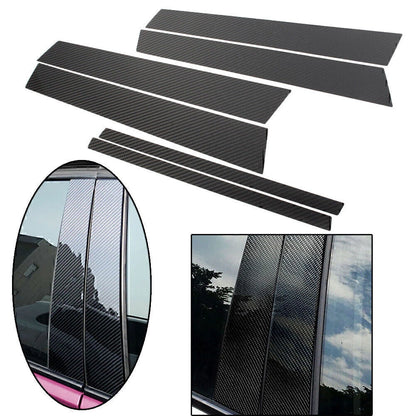 Carbon Fiber B Pillar Trim Covers for BMW X1 (2011-2015)