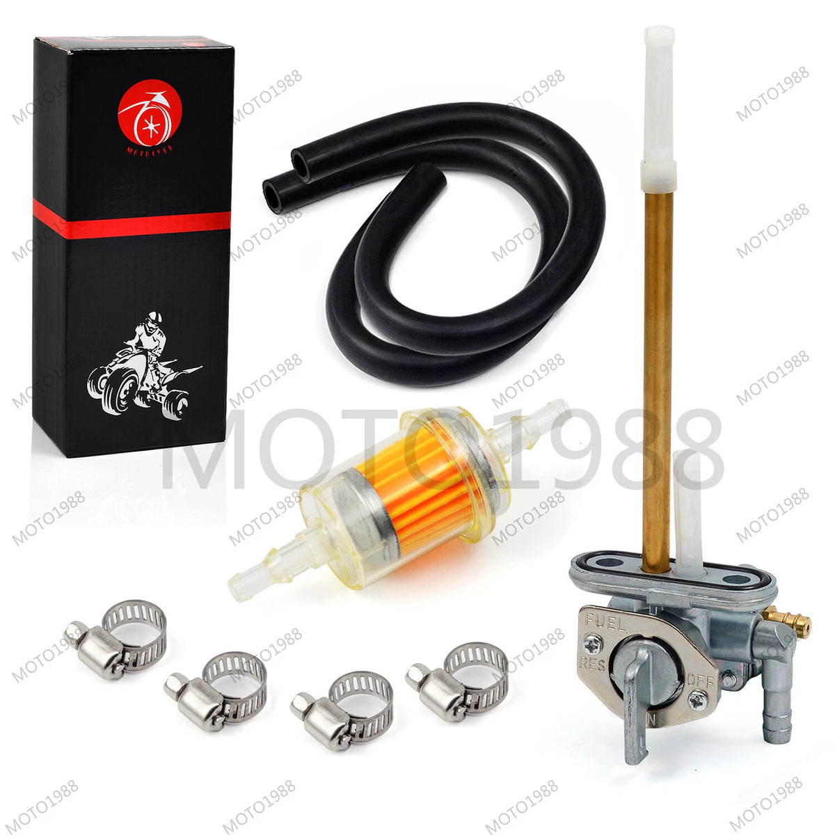 Fuel Valve Petcock Switch Assembly for Kawasaki KLR650 (1987–2015)