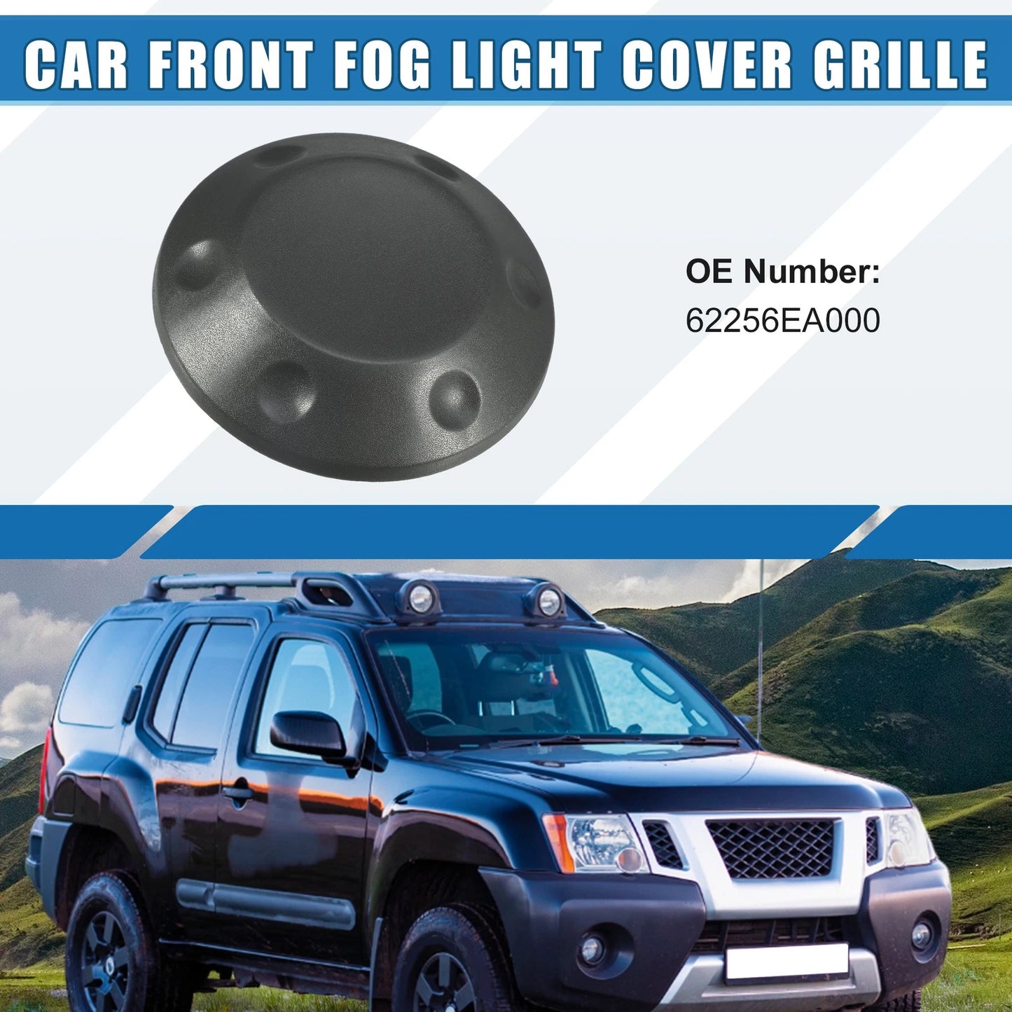 Fog Light Grille Cover Trim for Nissan Xterra (2005-2015)