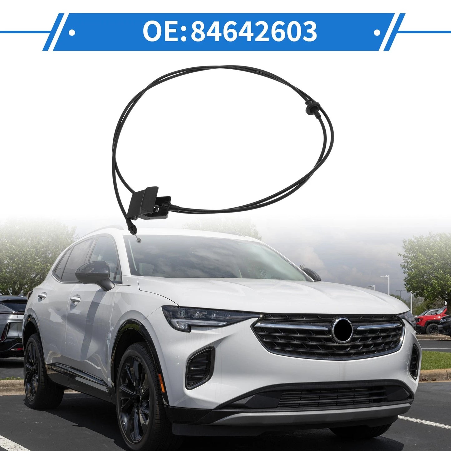 Hood Latch Release Cable for BUICK ENVISION (2021–2023)