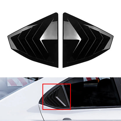 Glossy Black Rear Window Louver Cover for Subaru WRX STI (2022-2025)