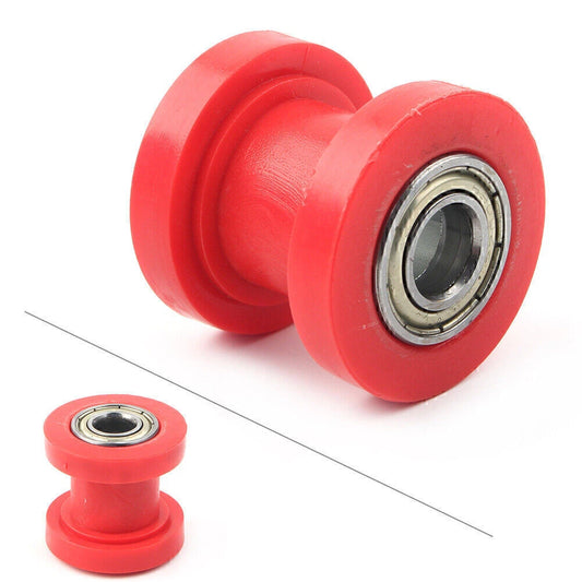 1x Red 10mm Chain Roller Slider Tensioner for Mini Bike ATV