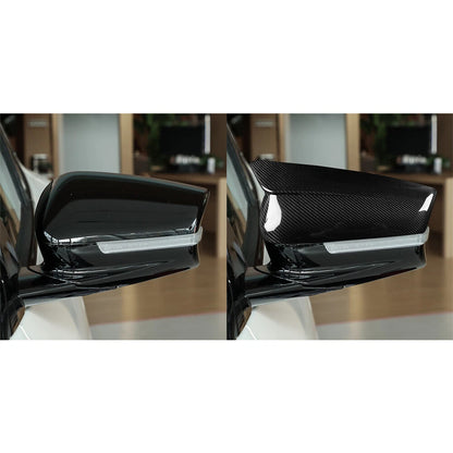 Real Carbon Fiber Side Mirror Covers for KIA EV6/GT/GT Line (2022-2024)