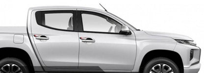 4 x Door Bowl Cup Handle Covers Chrome for Mitsubishi L200 Triton (2019-2020)