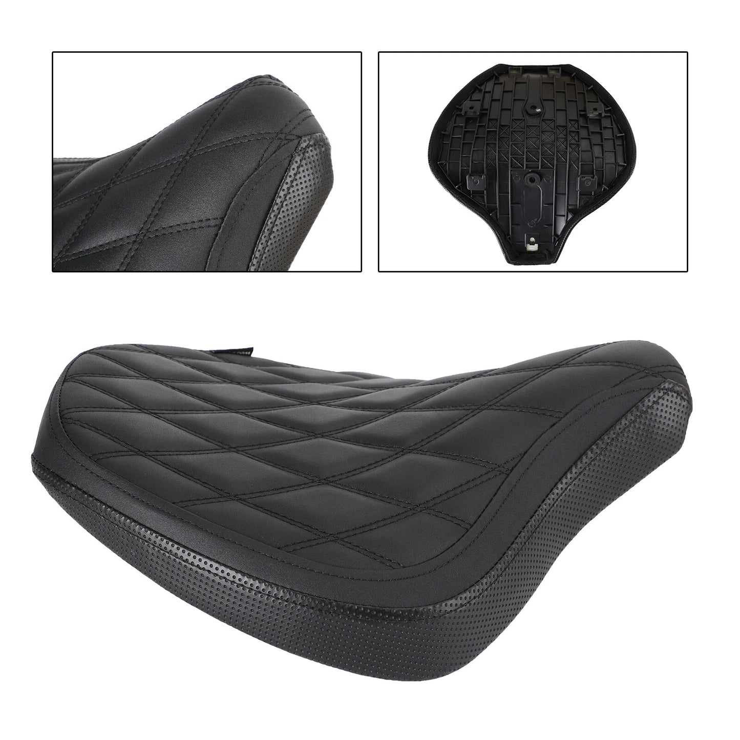 Driver Seat Cushion for Triumph Bobber (2017-2022) - Pu Diamond Black