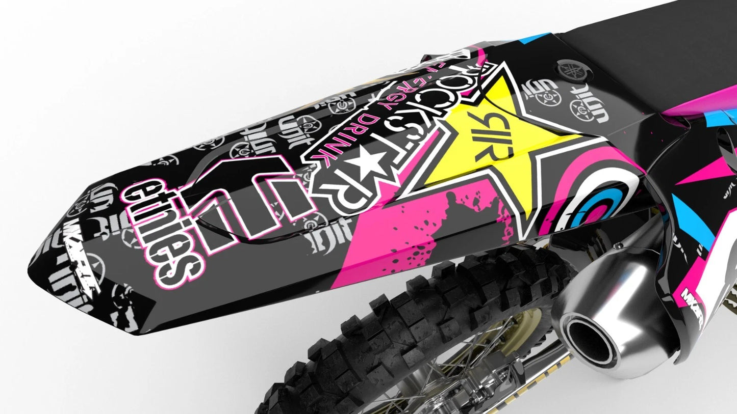 Custom Graphics Full Kit for Yamaha TTR 50 (2006-2026) RUSH STYLE Stickers