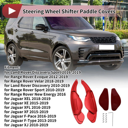 Red Steering Wheel Paddles for Land Rover Discovery Sport (2016-2019)