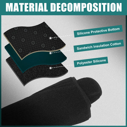 Black Dashboard Cover Mat Protector for Toyota Crown (2004-2008)