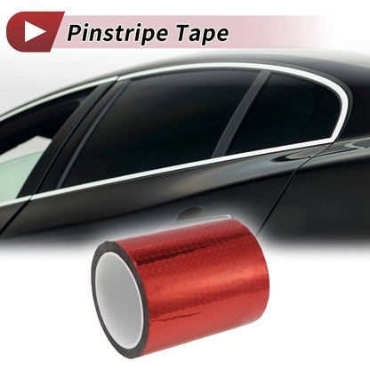 Pinstripe Tape 120mmx50m Laser Red 1 Pcs for Car Motorcycle Boat