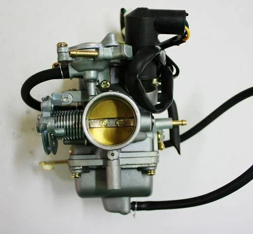 30mm Electric Auto Choke Carburetor for GY6 200 250cc Quad Bike ATV