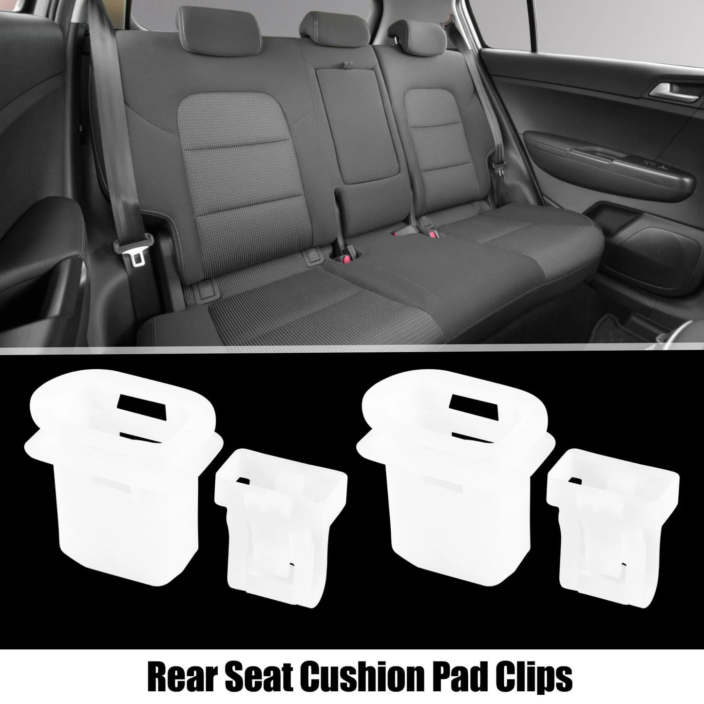 2 x Rear Seat Cushion Pad Clips for Toyota Avalon (2005-2012)