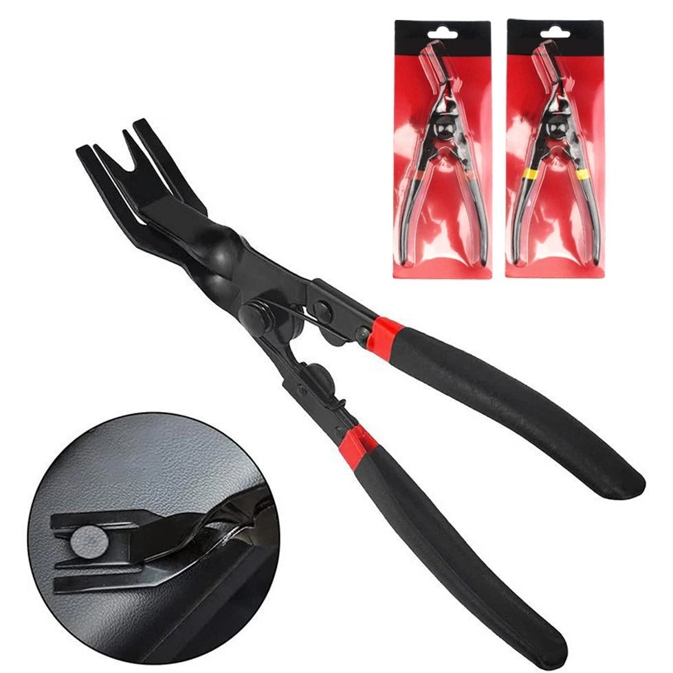 Panel Clip Pliers for Car – Carbon Steel, Fits Round & Square Clips