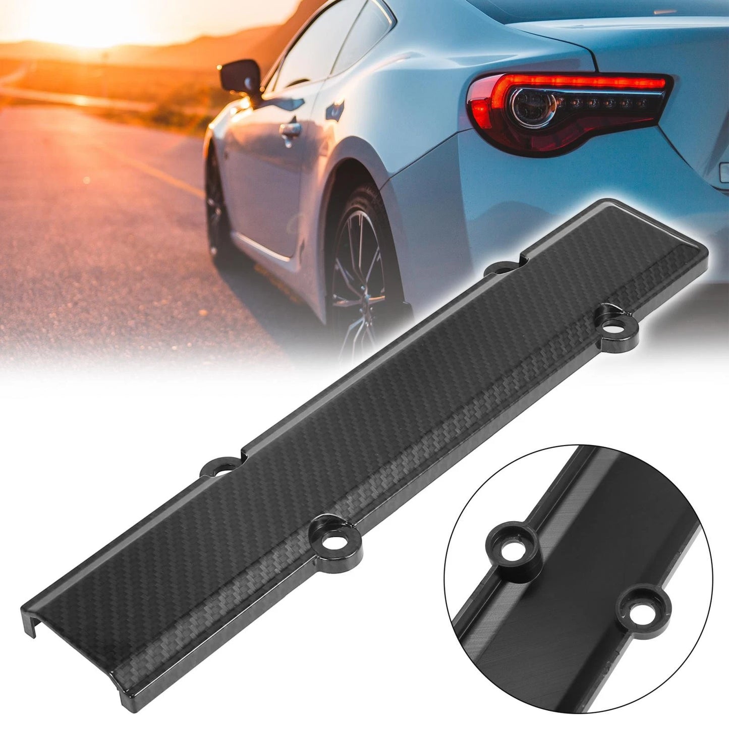 Valve Spark Plug Cover Carbon Fiber Pattern for Honda Civic