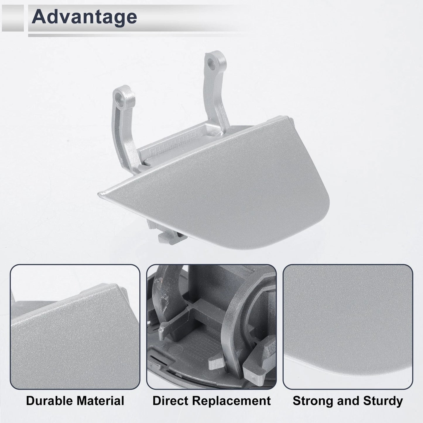 Front Right Side Bumper Headlight Washer Nozzle Cover Cap for BMW 750i