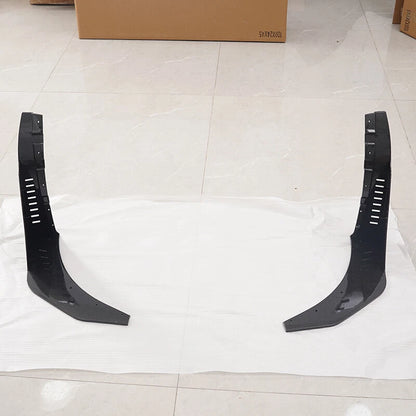 Carbon Look Front Lip Splitter & Side Winglets for 2014-2019 Corvette C7 Z06