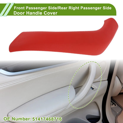 Door Panel Handle Pull Trim Cover for BMW X1 F48 F49 (2015-2020) Red