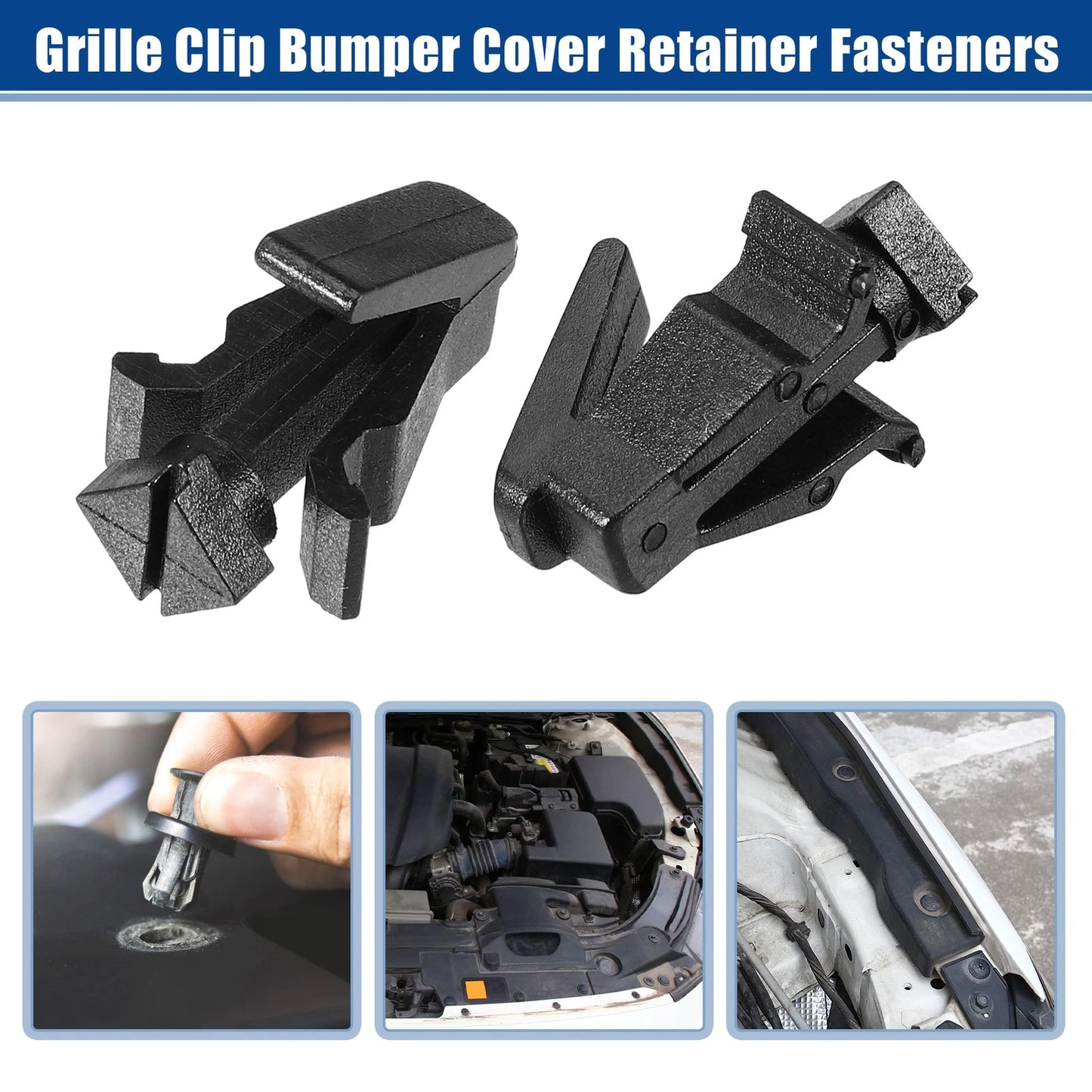 10pcs Grille Clip Bumper Cover Fasteners for Infiniti FX35 Base