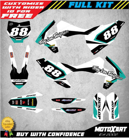 Custom Graphics Kit Stickers for KTM SXF 250 450 (2016-2018)