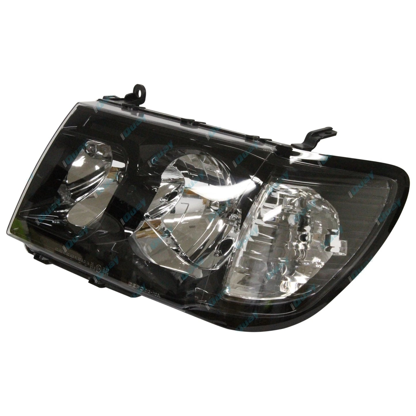 BLACK Altezza Headlights LH+RH for Toyota Landcruiser 100 Series (1998-2005)