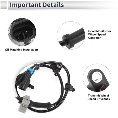 ABS Wheel Speed Sensor for Chevrolet Express 2500 (2003-2017)